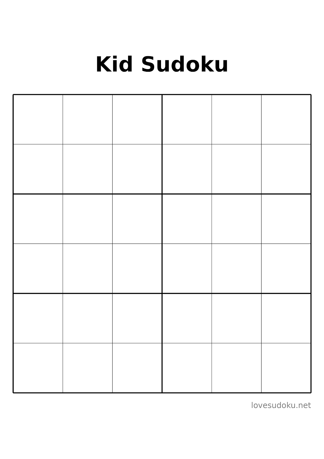 blank sudoku grids